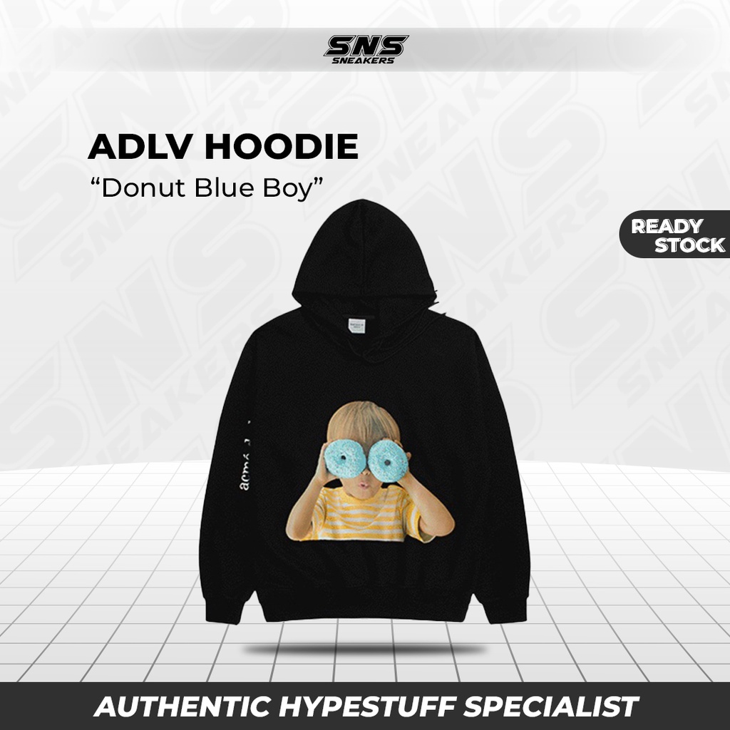 ADLV Hoodie Donut Blue Boy BNWT 100% Original Authentic