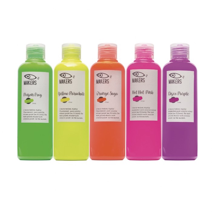 

Promo Bongkar Gudang Acrylic Neon Bright Series Set of 5 by MAKERS