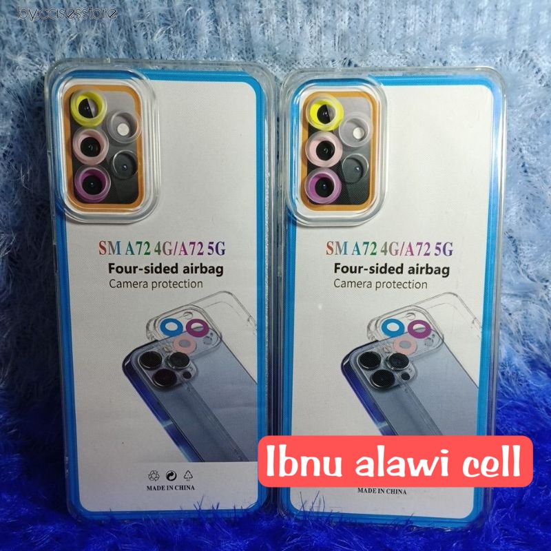 Soft Case Clear Space Bening Samsung A72-4G/A72-5G Casing Pelindung Camera
