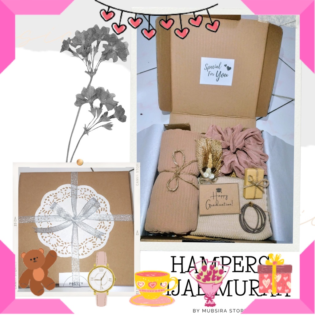 

HAMPERS BAYI ANAK MUDA REMAJA PACAR ISTRI BIKIN ROMANTIS ANNIVERSERY/ HAMPERS HIJAB PASHMINA PLISKET CERUTY BABYDOLL HAMPERS LEBARAN KADO ULANG TAHUN KADO WISUDA SEMPRO KADO PERNIKAHAN ANNIVERSARY KADO UNTUK CEWEK BINGKISAN / ULTAH LAHIRAN WISUDA JADIAN