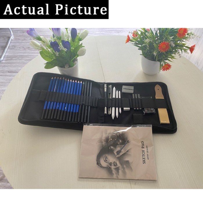 

Sketch Pensil Pisau Penghapus dan Pensil Gambar untuk 33 PCS Set - 33Pcs/set