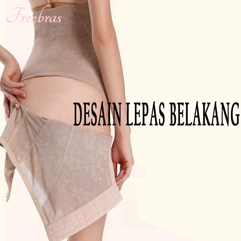 Waist Korset Celana Pelangsing Abdomen Trousers Take Off High Hips Lace Lacewaist Shaping Pants Perutcelana Korset Wanita