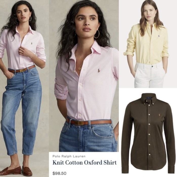 Polo RL Classic Fit Shirt - Kemeja Slimfit Wanita Original Branded