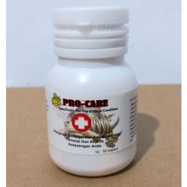 JKK Procare Pro Care Obat Pilek Pneumonia Kura Darat Kura Air Kadal Ular Dan Reptile Lainnya