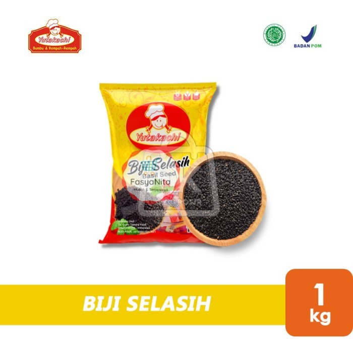 

Biji Selasih Yutakachi / Basil Seeds (Pouch 1kg) - FasyAnita Mart Denpasar