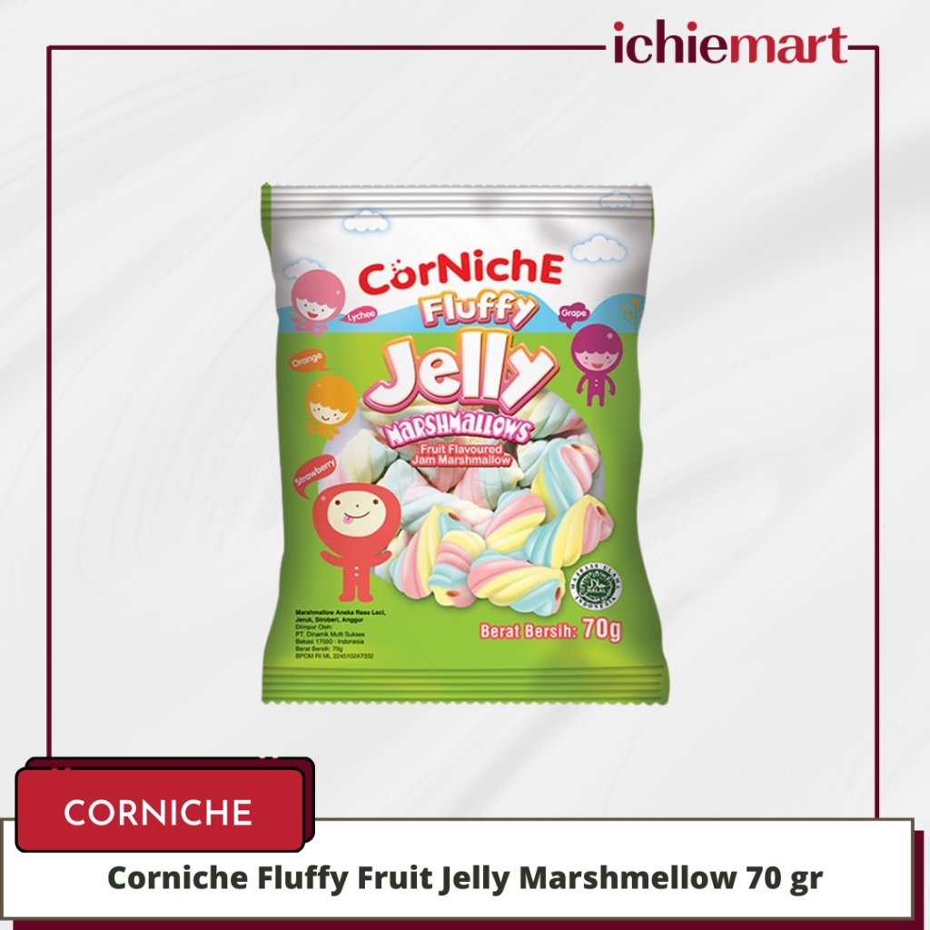 

Corniche Fluffy Fruit Jelly Marshmallow 70 gr