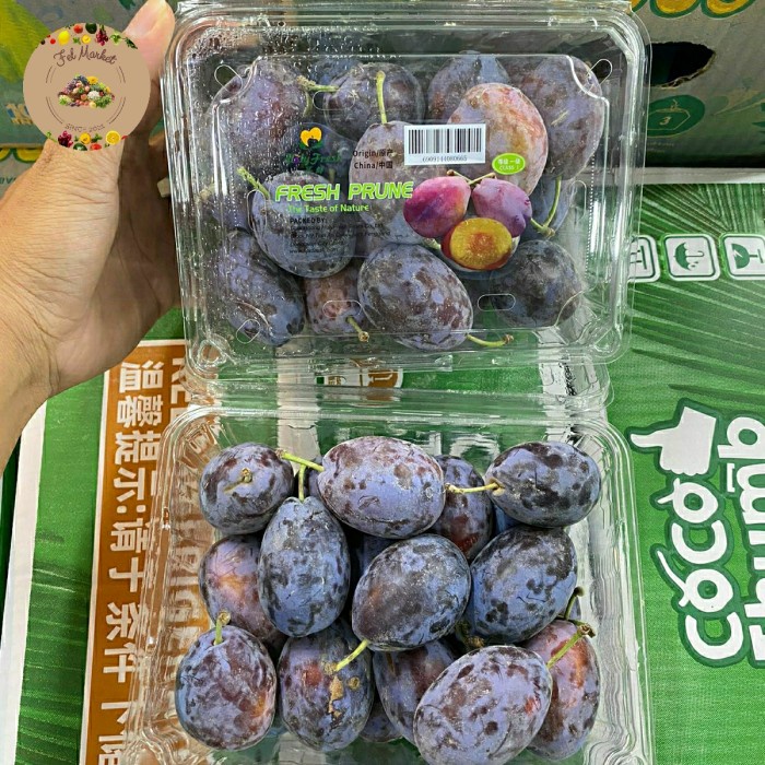 

Buah Plum Sugar Prune Fresh Jumbo | Plum Sugar Manis | Pack