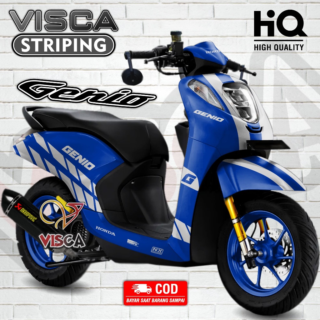 (PROMO SPECIAL) Decal Genio Full Body - Stiker Genio Full Body - Dekal Genio Full Body - Striping Ge