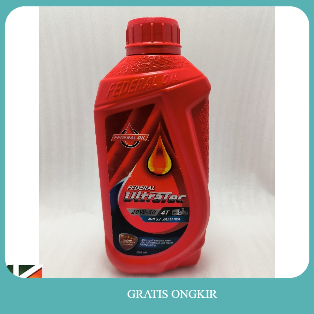 Oli ULTRATEC FEDERAL 800 ml..20 W - 50 Jaso MA /KBS2
