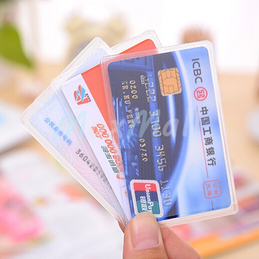 Plastik Kartu ATM SIM KTP Plastik Cover Pelindung Kartu Anti Gores ATM Credit Card Anti Gores Kartu Atm Sim Ktp