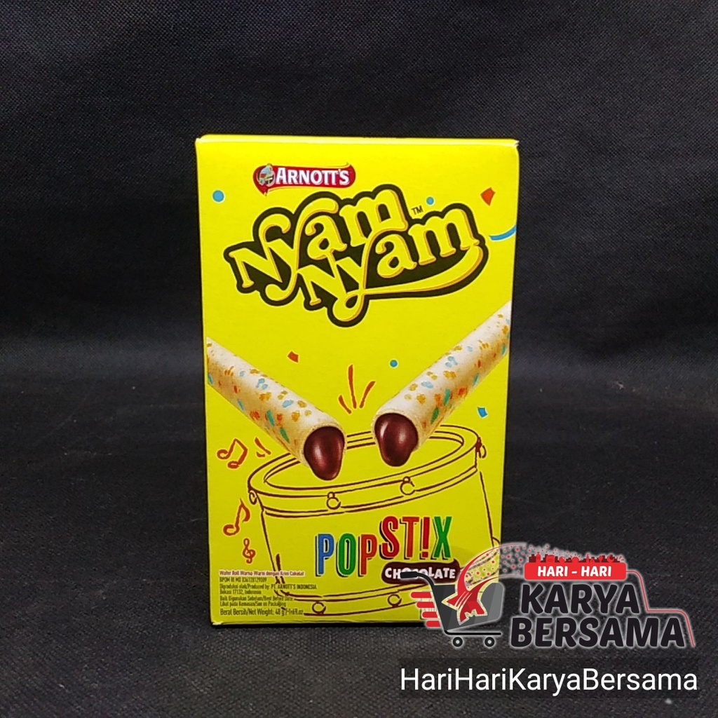 

ARNOTT'S NYAM NYAM POP STIX COKELAT 48GR