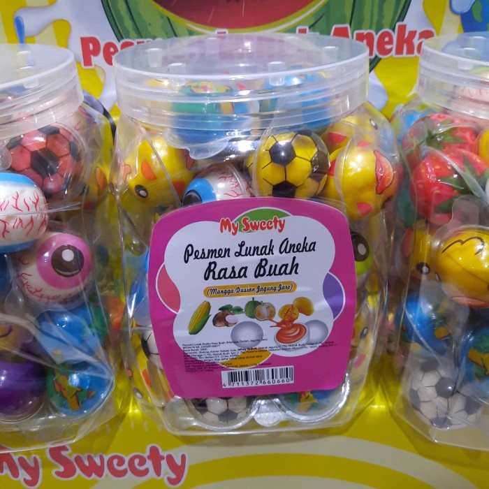 

✨PROMO✨ -Permen Lunak Viral Tiktok Rasa Buah Jelly My Sweety - PerToples 50pcs