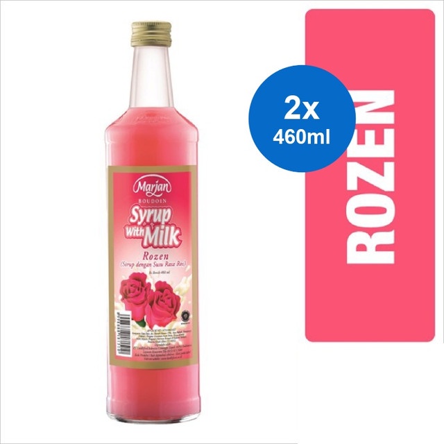 

Marjan Boudoin Sirup Milk Rose 460 mL x 2