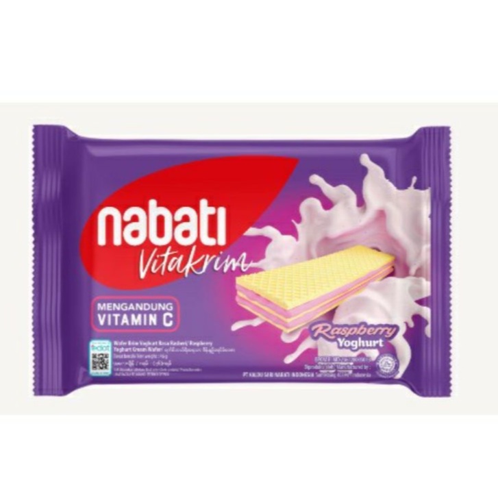 

Nabati Vita Krim wafer krim yoghurt raspberry 39g ORIGINAL