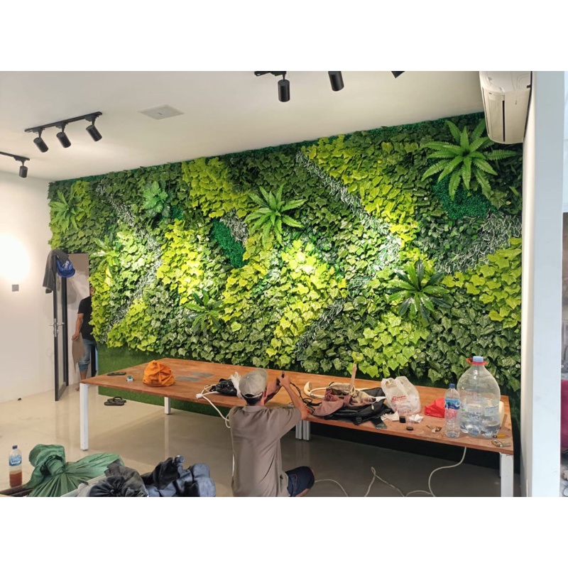 Vertical Garden Artificial Taman Vertikal Garden Untuk Hiasan Dinding