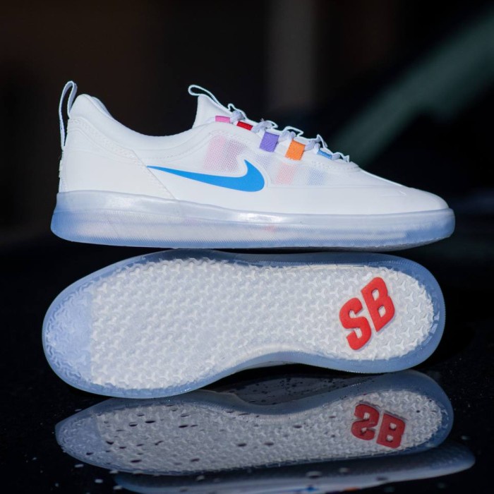 Sepatu N1KE SB NYJAH FREE 2 SUMMIT ORIGINAL WHITE PINK SALT