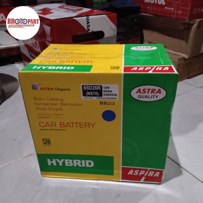 Aki Mobil Hyundai H1, Mitsubishi Fuso ASPIRA HYBRID NS70 ORIGINAL ASTRA