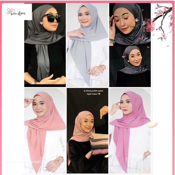 Hijab Terbaru / SEGITIGA Instan Jersey Premium Hijab Segi Tiga Jilbab Dewasa Serbaguna Kerudung Segi