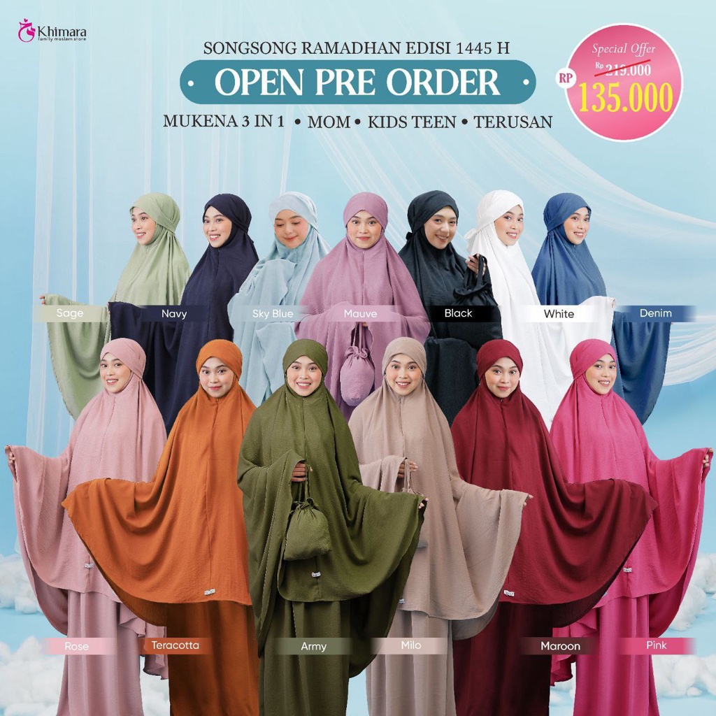 MUKENA FRENCH BY KHIMARA - BETCH 3 & 4