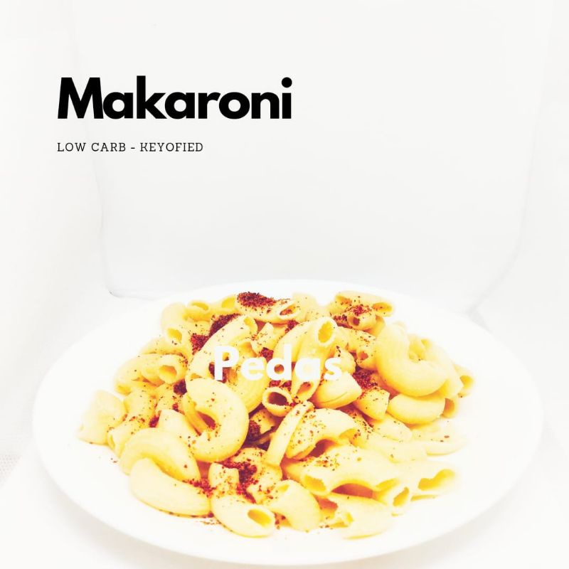

Makaroni keju keto rasa pedas keju asli tanpa tepung halal