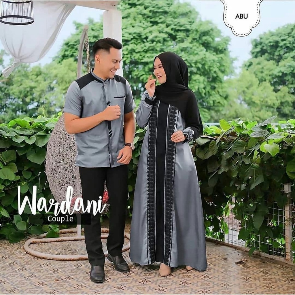 exclusive wardani couple kemeja gamis sarimbit pasangan suami istri terbaru premium couple lebaran