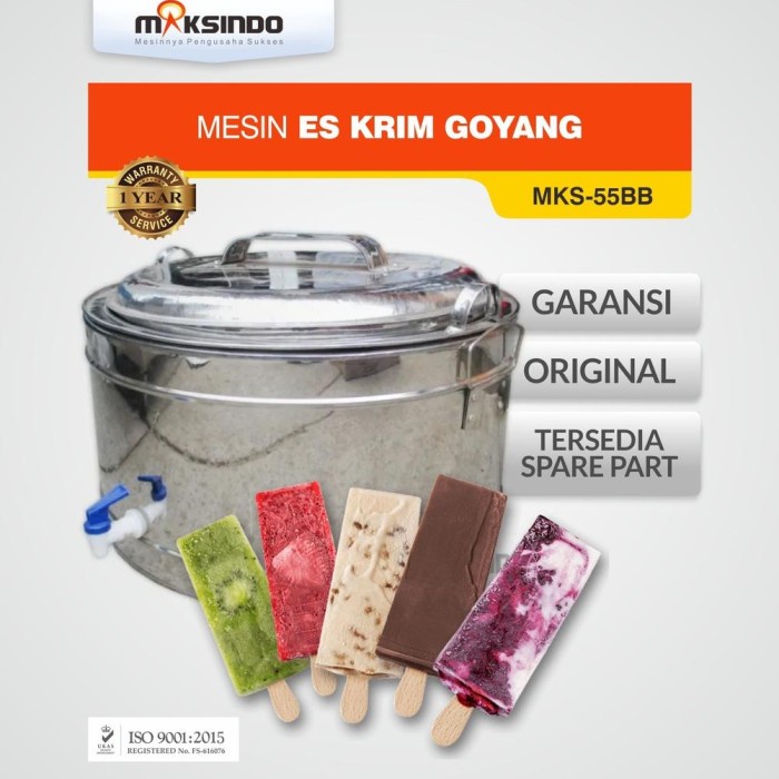 SPESIAL PROMO SALE PREMIUM KLIK DISINI Mesin Es Krim Goyang MKS-55BB