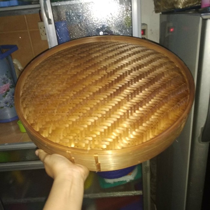 Tutup klakat dimsum 40 cm/Tutup klakat bambu 40 cm