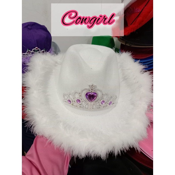 Cowgirl Hat topi cowboy coew aesthetic y2k