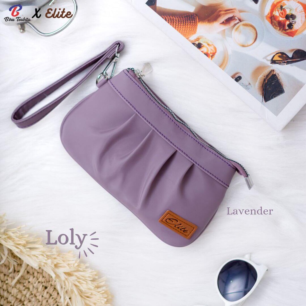 BY SHANA _ LOLY BY BIRU TSABITA / pouch Loly biru tsabita/ dompet Loly / dompet wanita / Loly by bir