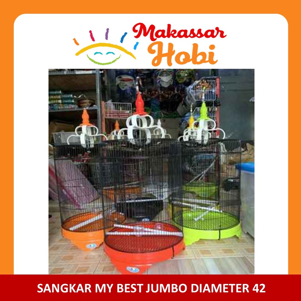 Sangkar Besi My Best D42 Burung Lovebird Kenari Falk Cucak Ijo Jalak