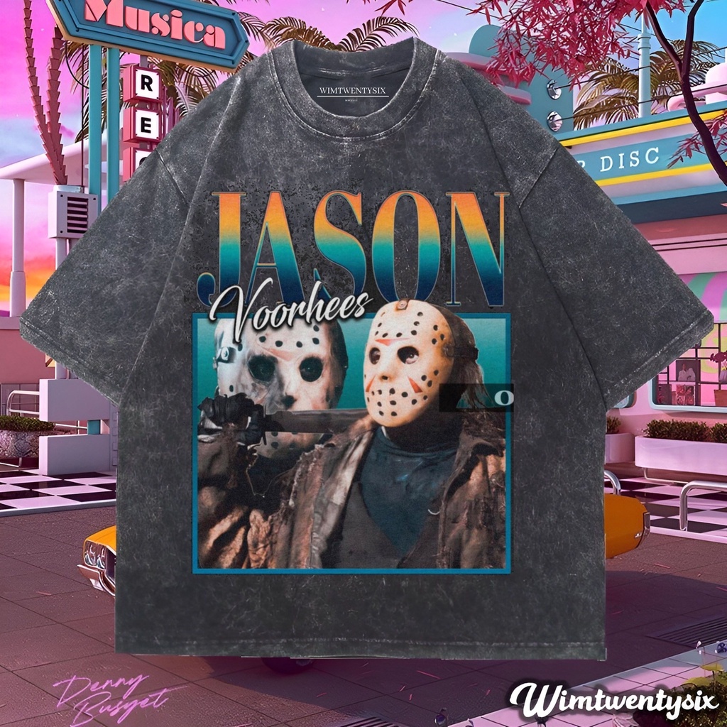 Wimtwentysix “jason voorhees” kaos oversized washing | vintage tee