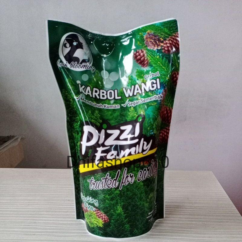 PIZZI KARBOL WANGI REFRESHING PINE / KARBOL CEMARA 800ML Ramah Lingkungan