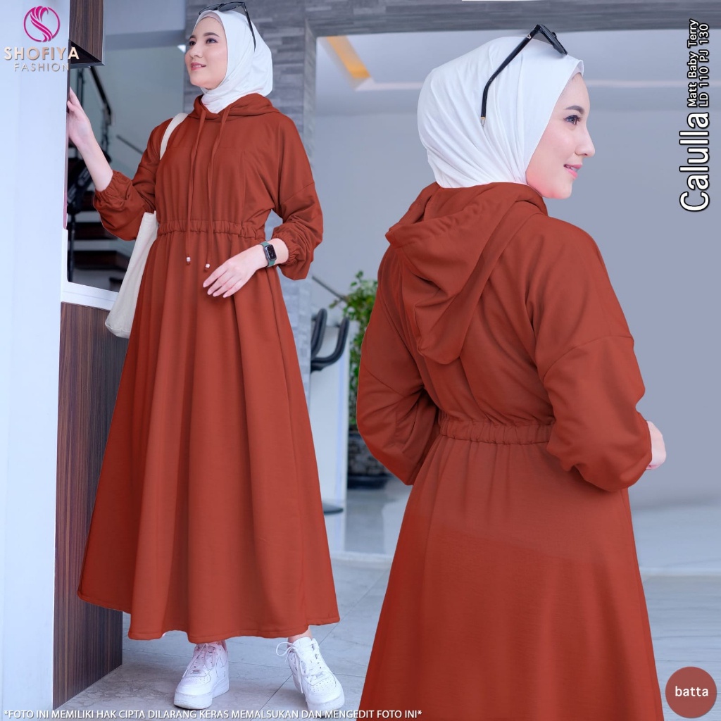 BAJU WANITA TERLARIS [NEW] GAMIS DRESS CALULLA  // FASHION MUSLIM KEKINIAN // KAYESA DRESS BY UWAIS
