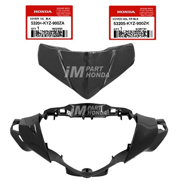 53204-KYZ-900ZA 53205-KYZ-900ZK Visor Batok Depan Supra X 125 Helm in