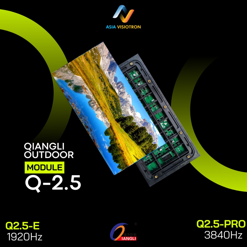 Modul P2.5 Outdoor 1920Hz 3840Hz ORIGINAL QiangLi Videotron