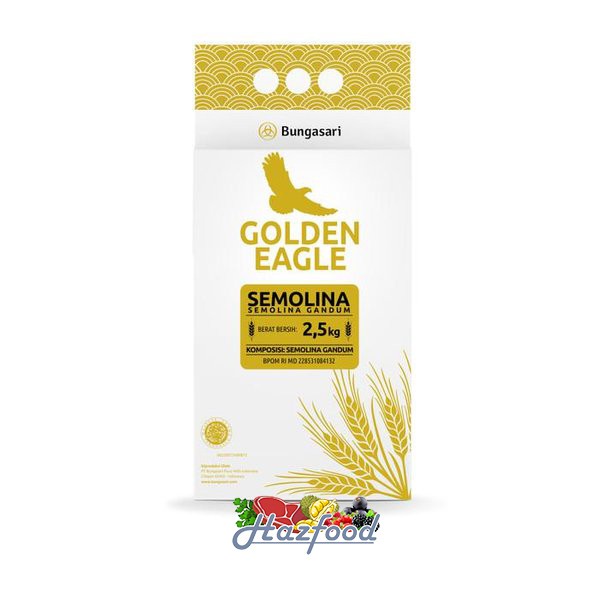 

Tepung Semolina Golden Eagle | Semolina Flour 2.5kg