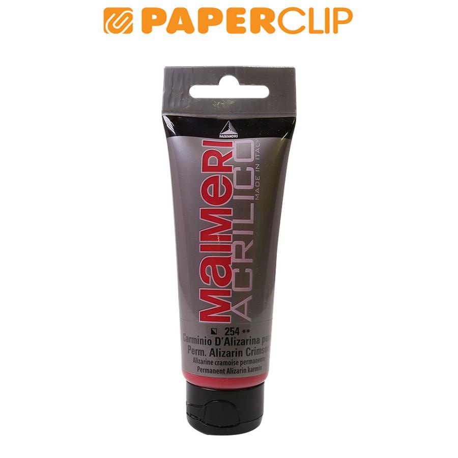 

ACRYLIC COLOR MAIMERI 75ML M0916254 PERM ALIZARIN CRIMSON