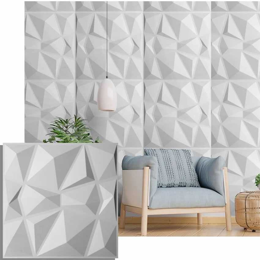 H3-058 Diamond Drill Stiker Dinding Wallpaper 3D Wall Panel PVC 30 cm