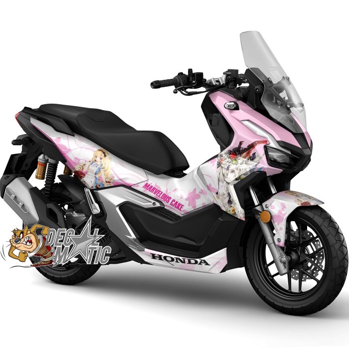 Stiker Decal Full Body Motor honda ADV 150 ADV 160 ABS non ABS Anime Girl