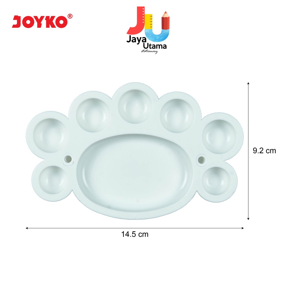 

Palet Lukis Kecil 14.5 cm x 9.2 cm JOYKO PLT-114 / Palet Plastik