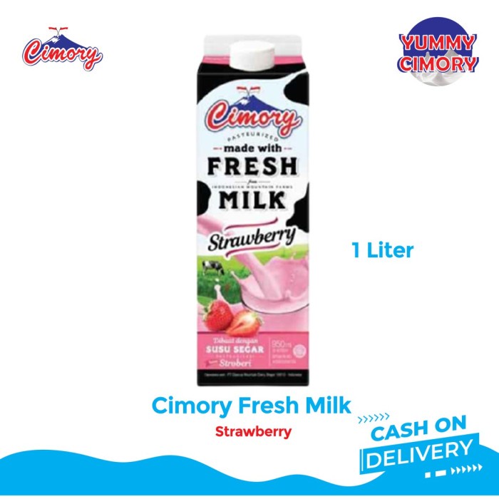 

Cimory Susu UHT Strawberry 1 L