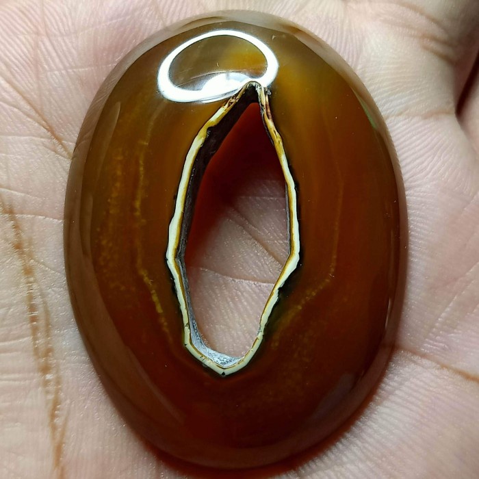 Natural Batu Akik Pandan Kapas Semu Nanas Sutra Merah Lumut OliAntik67