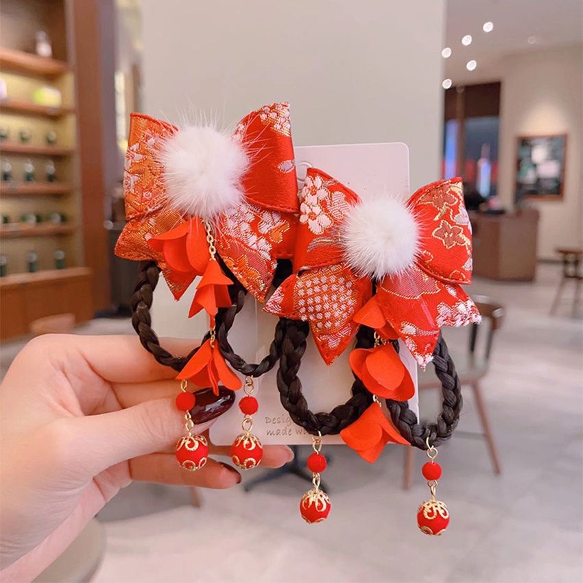 RB Set Jepit Rambut Anak China Hanfu Model Fashion Anak Perhiasan Hanfu