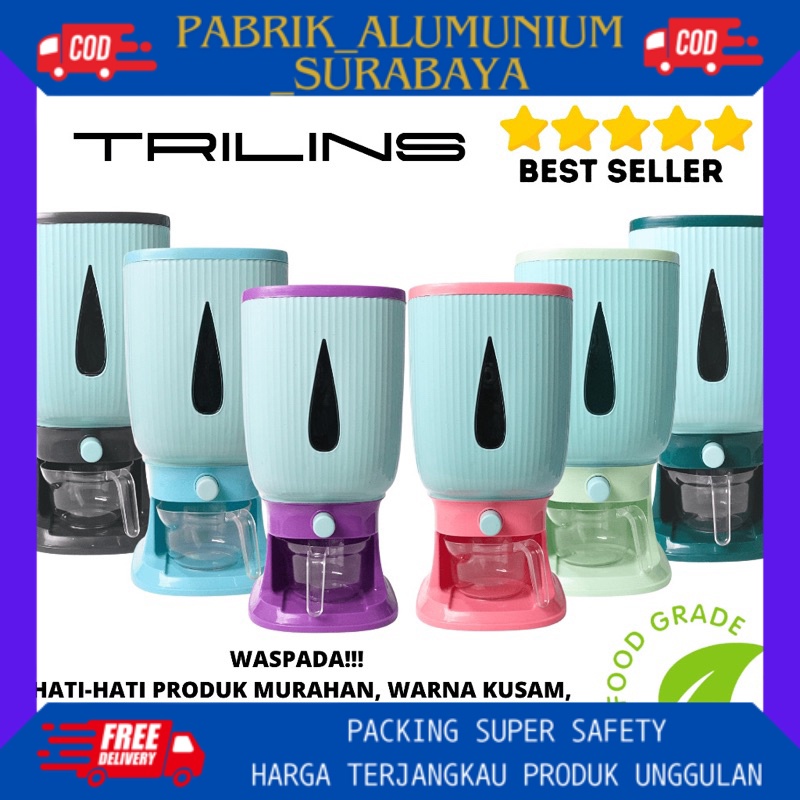 Dispenser Beras TRILINS / Dispenser Beras 10kg / dispenser beras