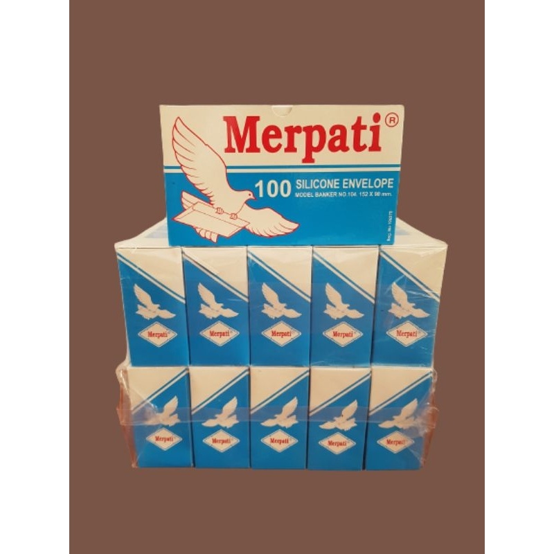 

Amlop Merpati Tanggung 152 x 90 mm 1 Pack isi 100.