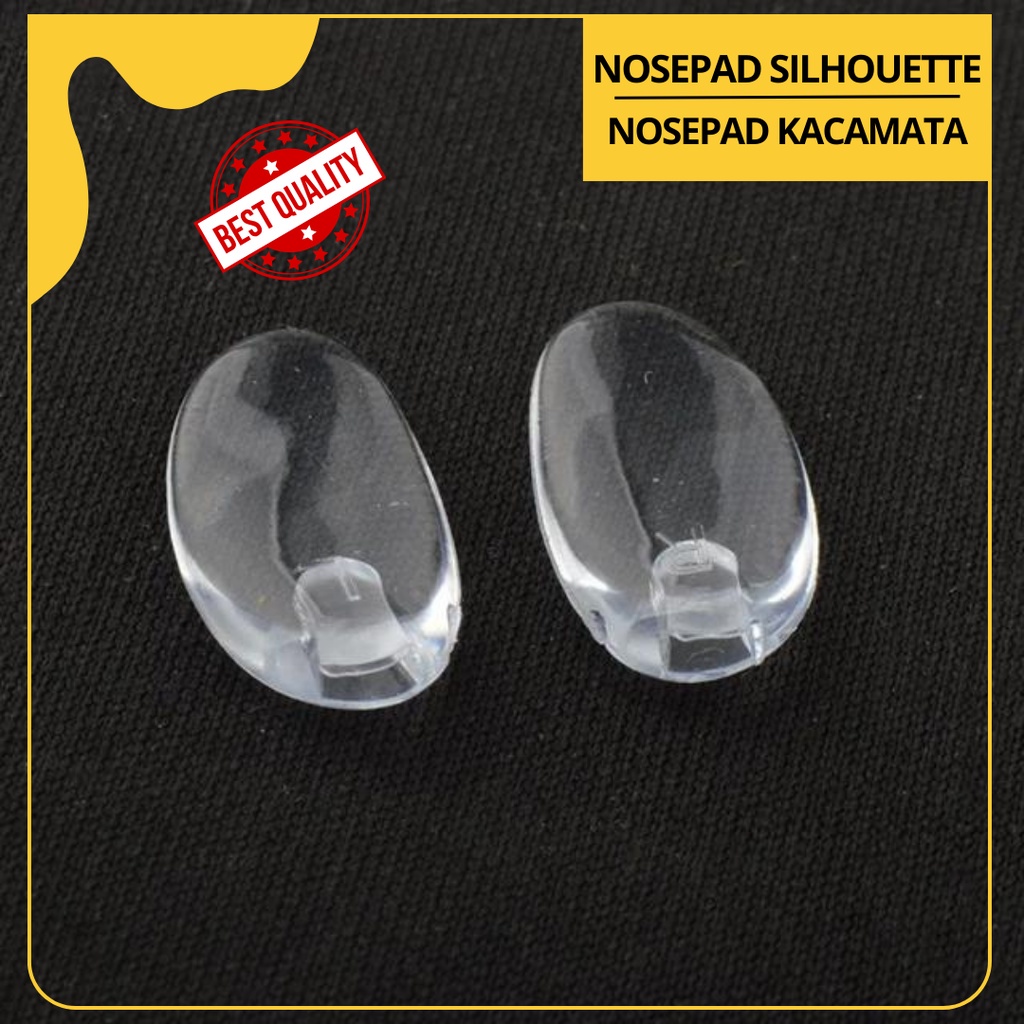 Aksesoris Kacamata Nosepad Silhouette Silikon  - Harga Termurah [NPSIL]