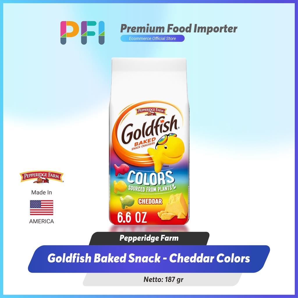 

Pepperidge farm goldfish cheddar collors - crackers keju