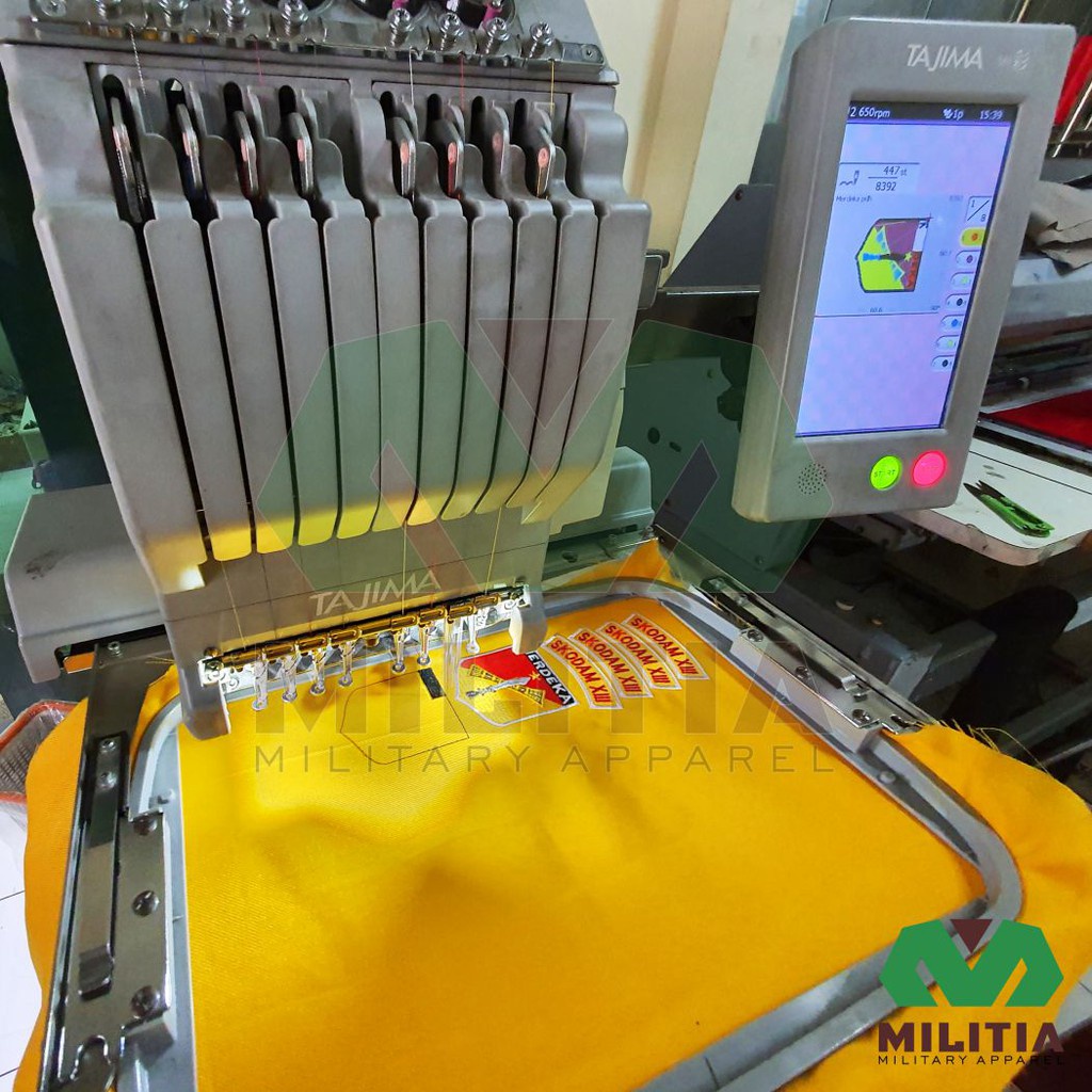 Bordir Bordir Jasa Bordir Nama Timbul POLRI POLISI Custom Bordir Nama Dadabisa pesan satuan