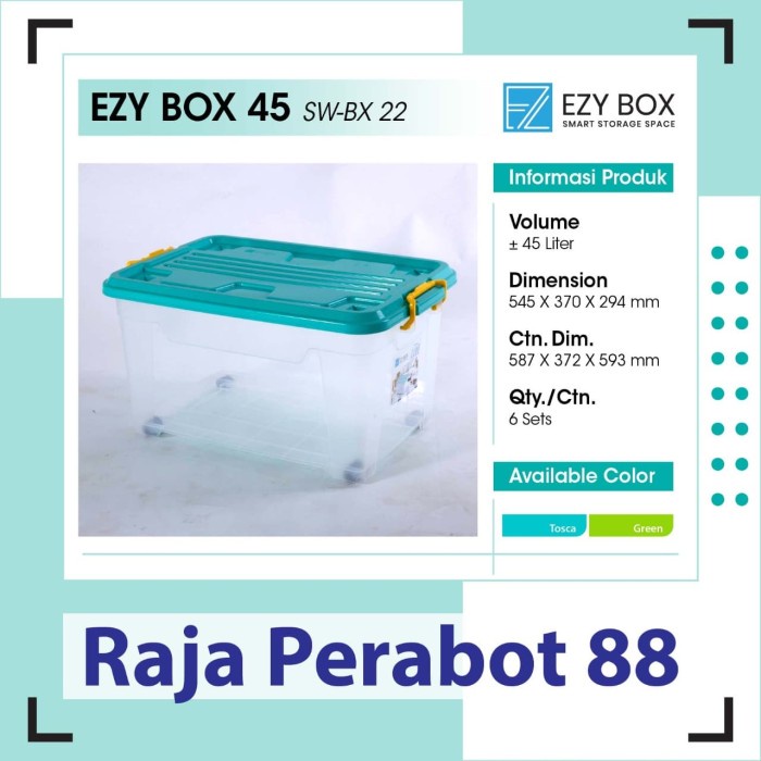 

Terlaris ✨-Container box ezy cb 45 liter