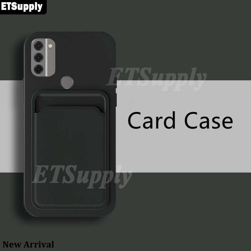 Phone Case Casing HP Nokia C30 C21 G11 Plus C31 Back Cover Coin Purse Card Silica Gel Holder Wallet 